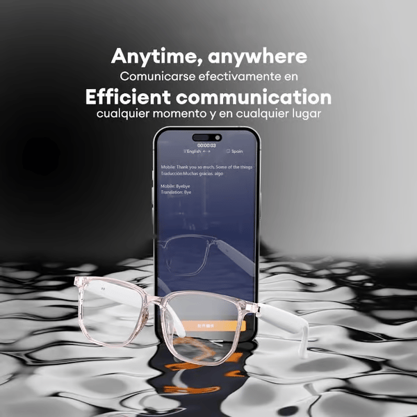 AI Wireless Bluetooth Translation Glasses