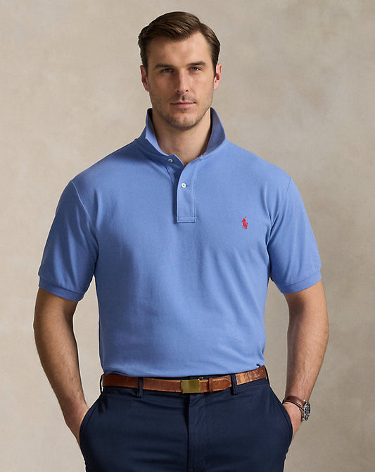 Mesh Polo Shirt Campus Blue