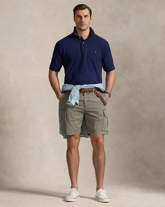 Gellar Relaxed Fit Twill Cargo Short Mountain Green