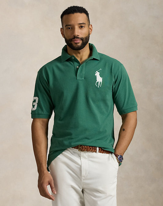 Big Pony Mesh Polo Shirt Antique Green